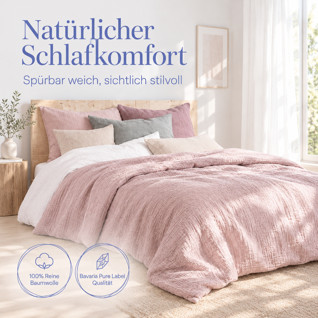 Bavaria Pure Label Musselin Bettwäsche
